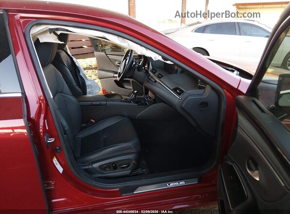 JTHBZ1B19K2003382 2019 LEXUS ES 350 Red Vista interior delantera