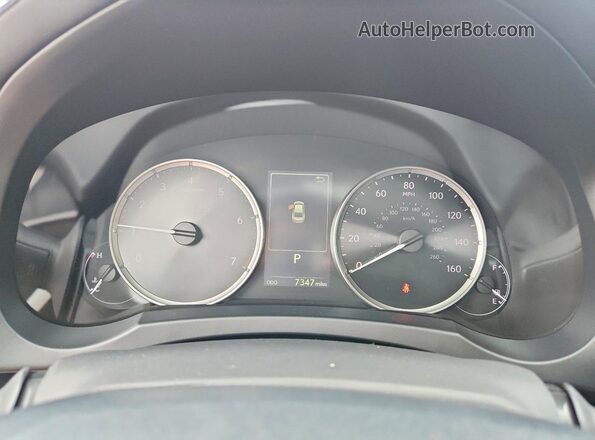 JTHBZ1B20R5081230 2024 LEXUS IS White Вид щитка приладів