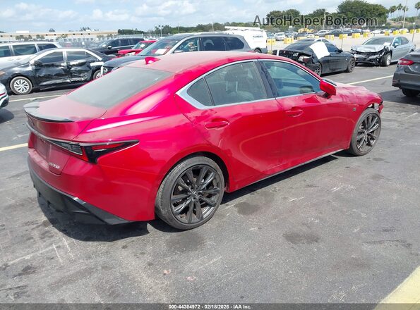 JTHBZ1B22R5078328 2024 LEXUS IS 350 Red უკანა მარჯვენა