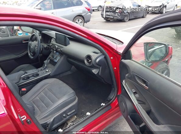 JTHBZ1B22R5078328 2024 LEXUS IS 350 Red წინა სალონის ხედი