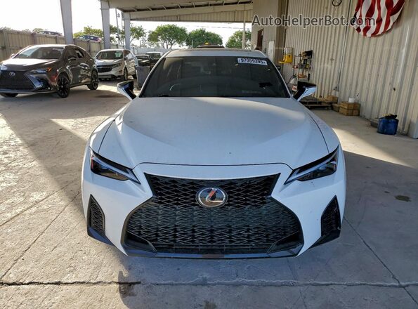 JTHBZ1B27R5072878 2024 LEXUS IS White Widok z przodu