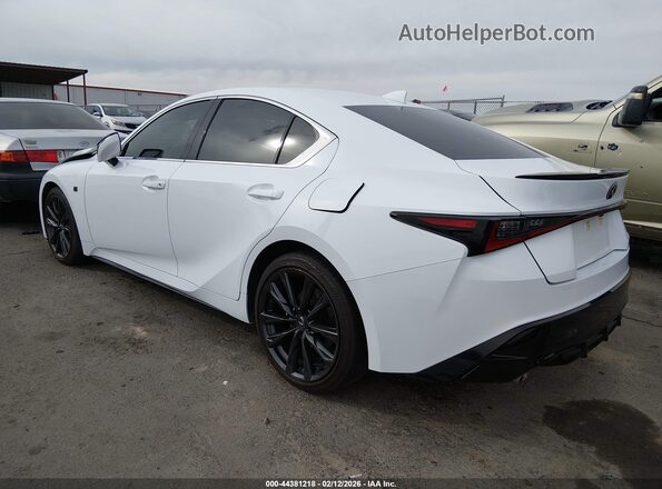 JTHBZ1B27S5083157 2025 LEXUS IS 350 White Հետևի ձախ