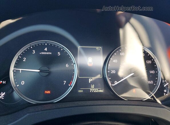 JTHBZ1B27S5087001 2025 LEXUS IS Blue Widok zestawu wskaźników