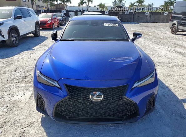 JTHBZ1B27S5087001 2025 LEXUS IS Blue Widok z przodu