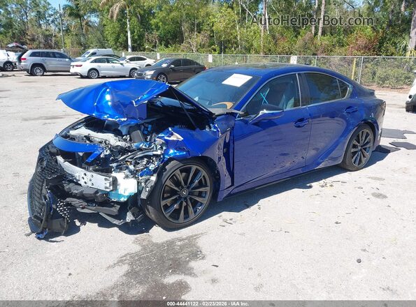 JTHBZ1B27S5094255 2025 LEXUS IS 350 Blue Vista tres cuartos delantera izquierda
