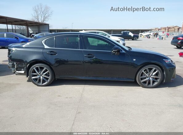 JTHBZ1BL1JA015712 2018 LEXUS GS 350 Black Панорамний вид салону 360°