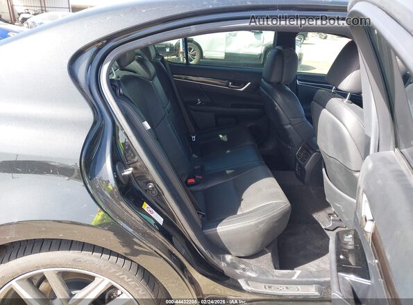 JTHBZ1BL1JA015712 2018 LEXUS GS 350 Black Вид наклейки з VIN-кодом