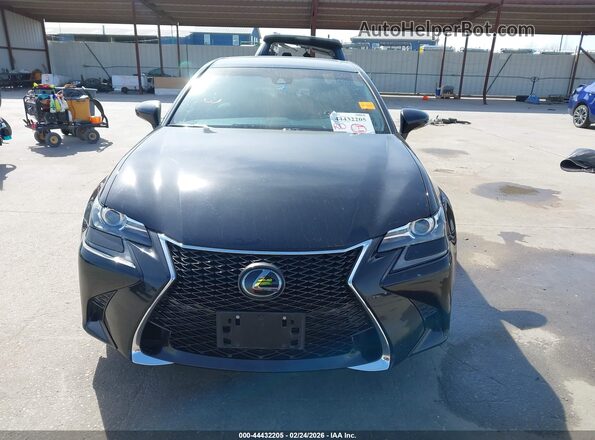 JTHBZ1BL1JA015712 2018 LEXUS GS 350 Black Вид задньої частини салону