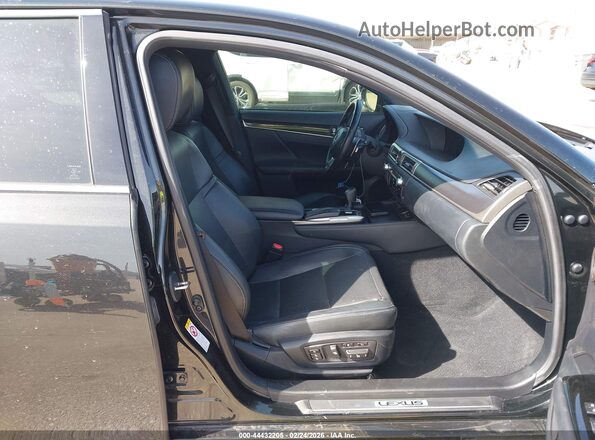 JTHBZ1BL1JA015712 2018 LEXUS GS 350 Black Вид салону спереду