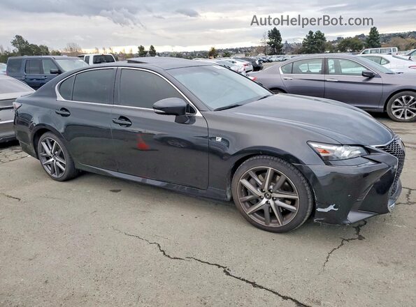 JTHBZ1BL3HA010375 2017 LEXUS GS Black Przód prawy
