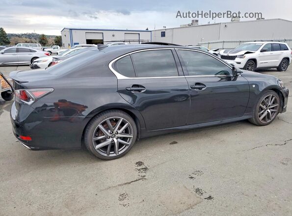 JTHBZ1BL3HA010375 2017 LEXUS GS Black Tył prawy