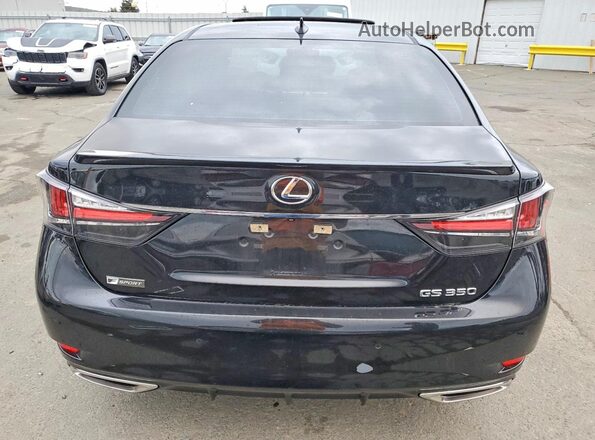 JTHBZ1BL3HA010375 2017 LEXUS GS Black Widok z tyłu