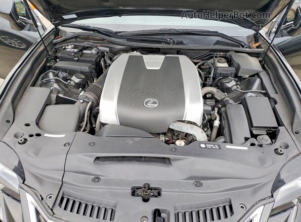 JTHBZ1BL3HA010375 2017 LEXUS GS Black Widok wnętrza z tyłu