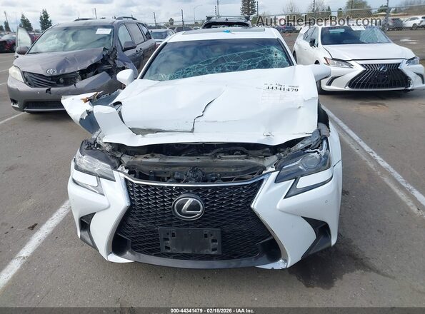 JTHBZ1BL4HA011230 2017 LEXUS GS 350 White Widok wnętrza z tyłu