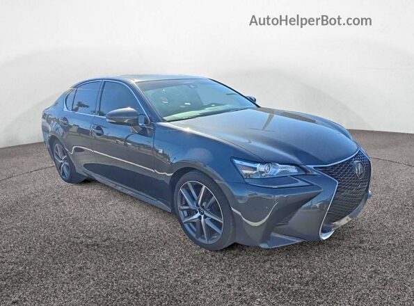 JTHBZ1BL5KA016976 2019 LEXUS GS Gray Trasero izquierdo