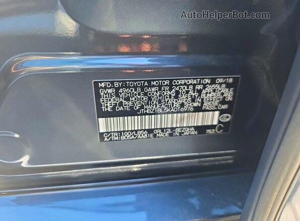 JTHBZ1BL5KA016976 2019 LEXUS GS Gray Vista de los asientos traseros