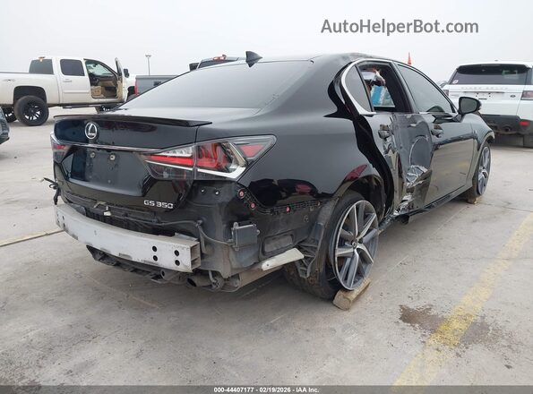 JTHBZ1BL6GA000695 2016 LEXUS GS 350 Black უკანა მარჯვენა