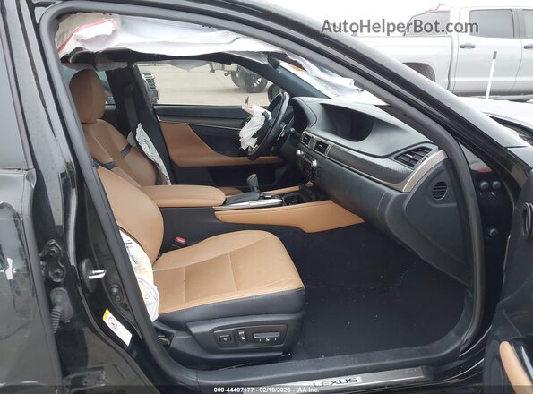 JTHBZ1BL6GA000695 2016 LEXUS GS 350 Black წინა სალონის ხედი