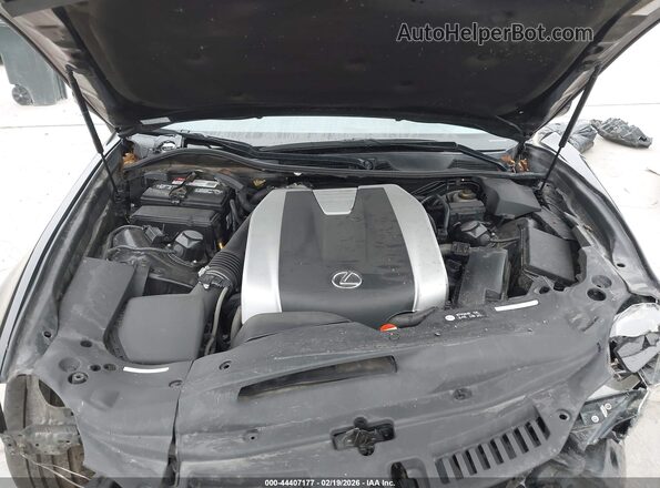 JTHBZ1BL6GA000695 2016 LEXUS GS 350 Black უკანა ხედი