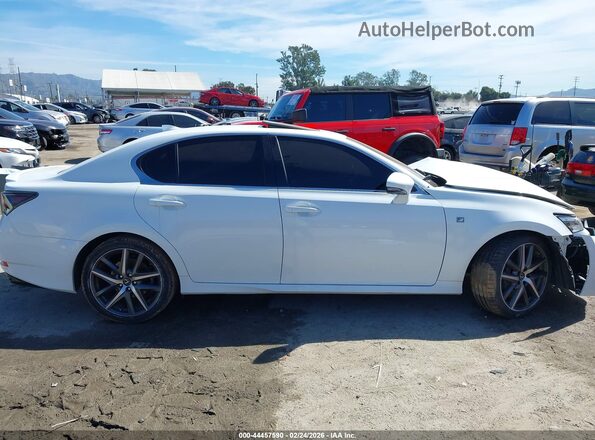 JTHBZ1BL7JA016122 2018 LEXUS GS 350 White Вид задньої частини салону