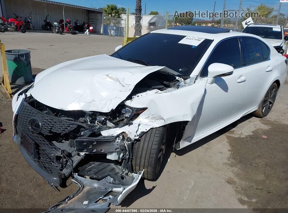 JTHBZ1BL7JA016122 2018 LEXUS GS 350 White Передня ліва чверть