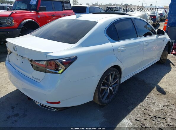 JTHBZ1BL7JA016122 2018 LEXUS GS 350 White Задня права чверть
