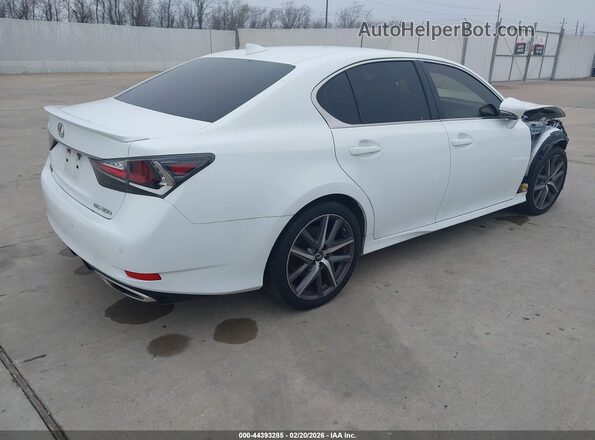 JTHBZ1BL7KA017580 2019 LEXUS GS 350 White Tył prawy
