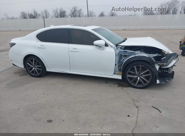 JTHBZ1BL7KA017580 2019 LEXUS GS 350 White Widok wnętrza z tyłu
