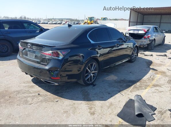 JTHBZ1BL9GA000383 2016 LEXUS GS 350 Black Tył prawy