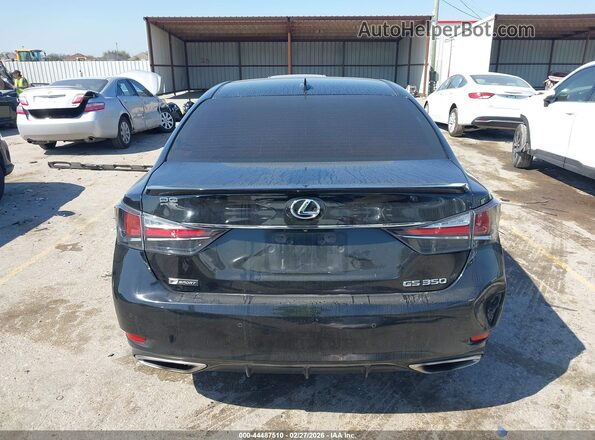 JTHBZ1BL9GA000383 2016 LEXUS GS 350 Black 