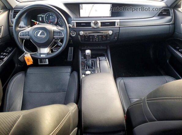 JTHBZ1BLXKA018173 2019 LEXUS GS White Dashboard view