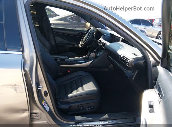 JTHBZ1D28J5032309 2018 LEXUS IS 350 Silver Widok wnętrza z przodu