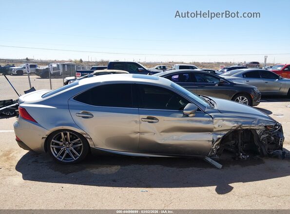 JTHBZ1D28J5032309 2018 LEXUS IS 350 Silver Widok wnętrza z tyłu