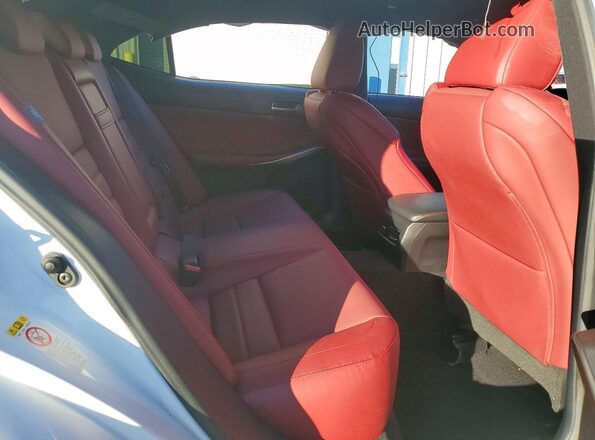 JTHBZ1D29J5033534 2018 LEXUS IS White Vista de los asientos traseros