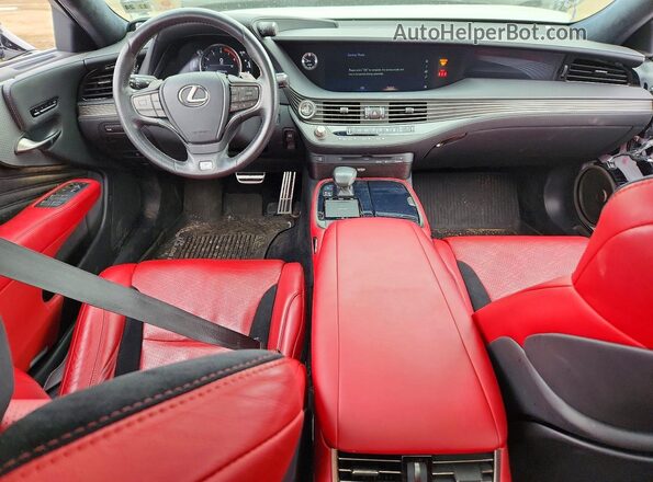 JTHC51FF4K5006811 2019 LEXUS LS White Вид панелі приладів