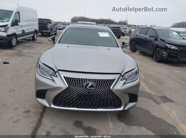 JTHC5LFF4J5001196 2018 LEXUS LS 500 Silver Vista del cuadro de instrumentos