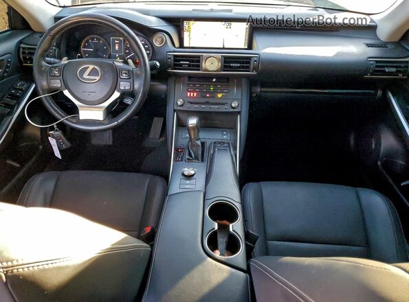 JTHC81D20K5036718 2019 LEXUS IS White Dashboard view