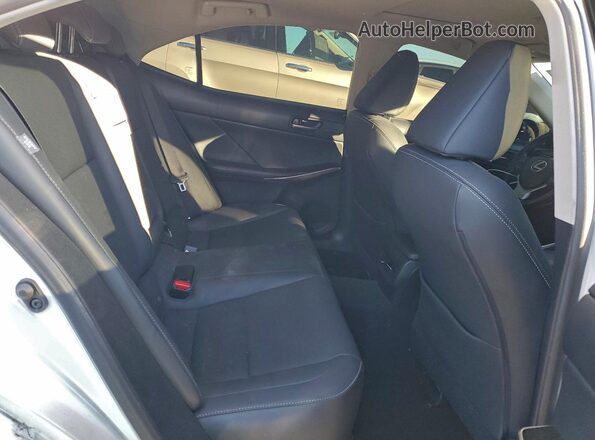 JTHC81D20K5036718 2019 LEXUS IS White Rear seats view