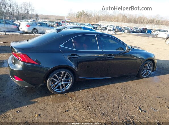JTHC81D24J5032475 2018 LEXUS IS 300 Black უკანა სალონის ხედი