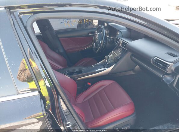 JTHC81D2XJ5027491 2018 LEXUS IS 300 Black Вид салону спереду