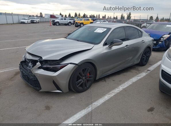 JTHCA1D23M5114626 2021 LEXUS IS 300 Серебряный Передняя левая четверть