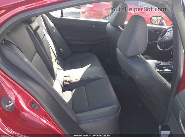 JTHCA1D27M5111583 2021 LEXUS IS 300 Red VIN կոդի պիտակի տեսք