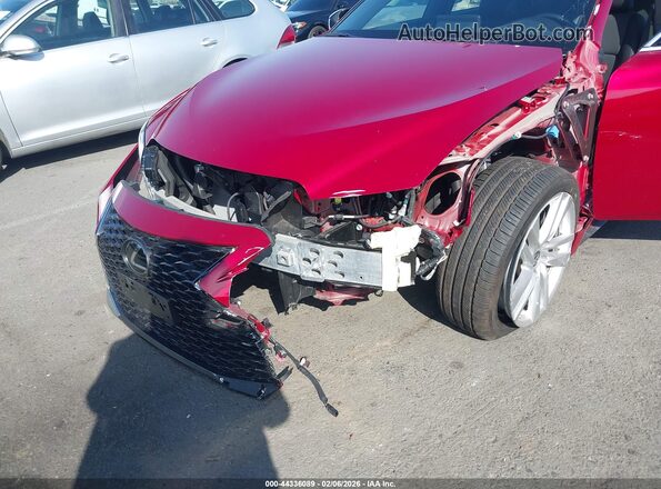 JTHCA1D27M5111583 2021 LEXUS IS 300 Red Դիմացի տեսք