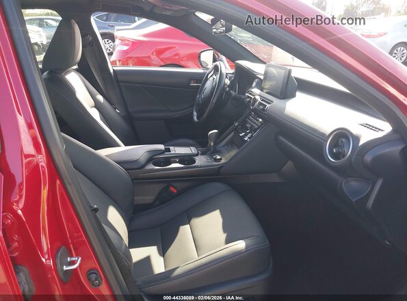JTHCA1D27M5111583 2021 LEXUS IS 300 Red Սալոնի դիմացի տեսք