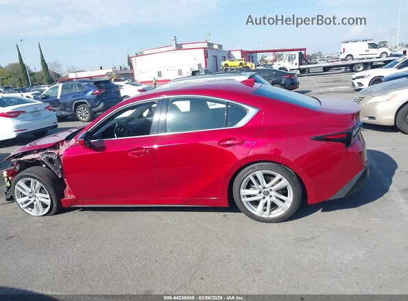JTHCA1D27M5111583 2021 LEXUS IS 300 Red 