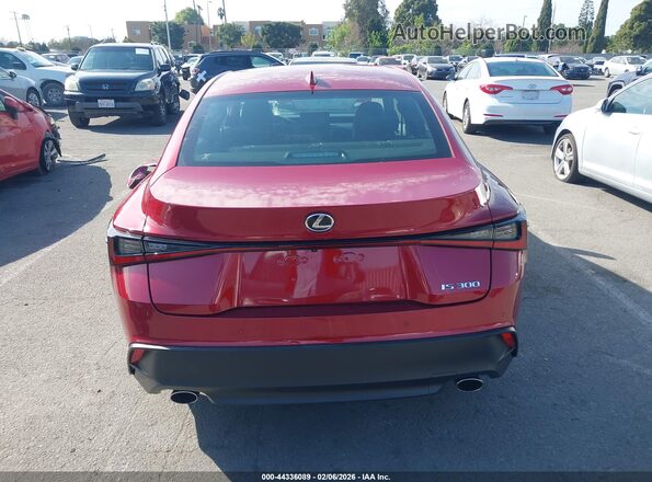 JTHCA1D27M5111583 2021 LEXUS IS 300 Red 