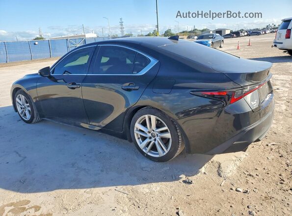 JTHCA1D27M5115889 2021 LEXUS IS Черный Задняя левая четверть