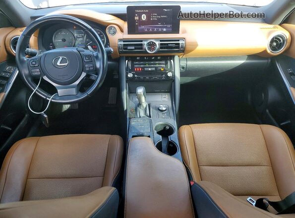 JTHCA1D27M5115889 2021 LEXUS IS Черный Вид панели приборов