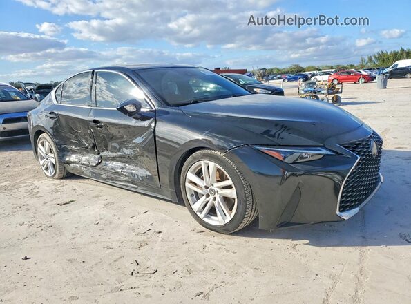 JTHCA1D27M5115889 2021 LEXUS IS Черный Передняя правая четверть