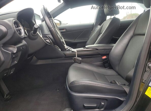 JTHCA1D28M5109793 2021 LEXUS IS Black Вид салону спереду